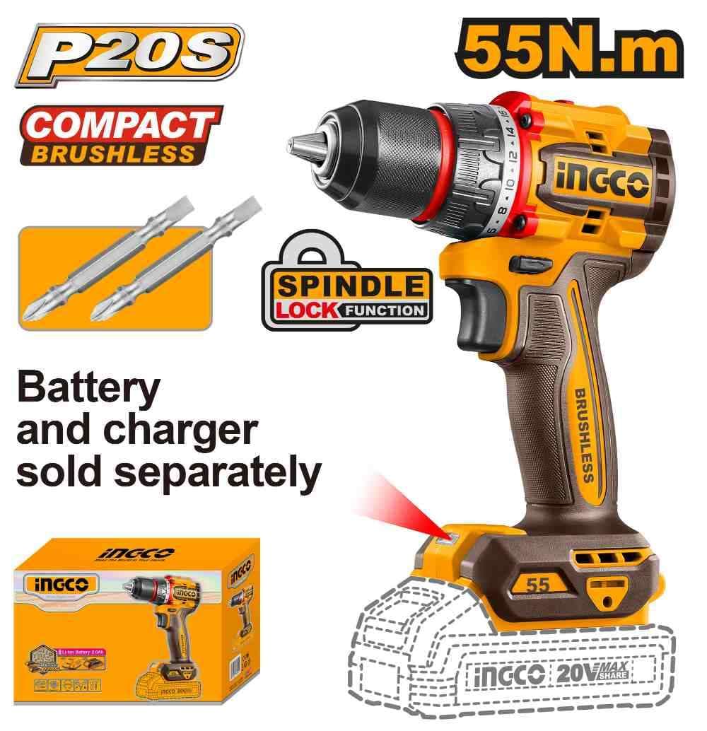 20V ( incluye bateria ni cargador)